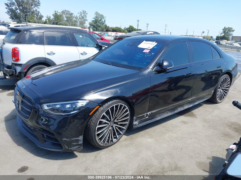 2022 MERCEDES-BENZ S 580 4MATIC - W1K6G7GB2NA136854
