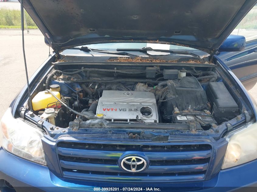 2006 Toyota Highlander V6 VIN: JTEEP21A560154941 Lot: 39925201