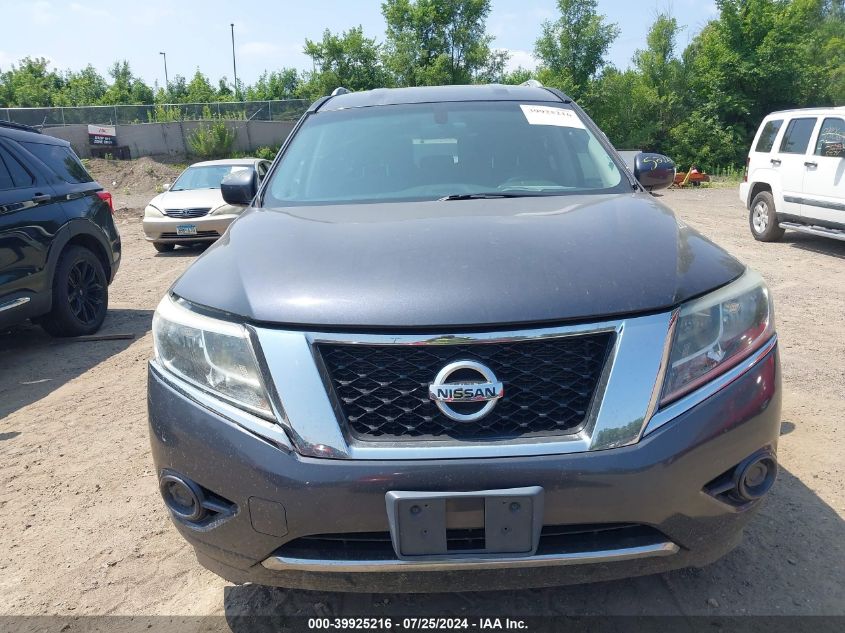 2014 Nissan Pathfinder Sv VIN: 5N1AR2MN9EC654041 Lot: 39925216