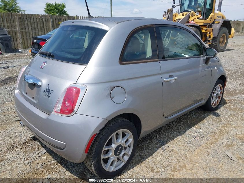 2015 Fiat 500 Pop VIN: 3C3CFFAR6FT549861 Lot: 39925220