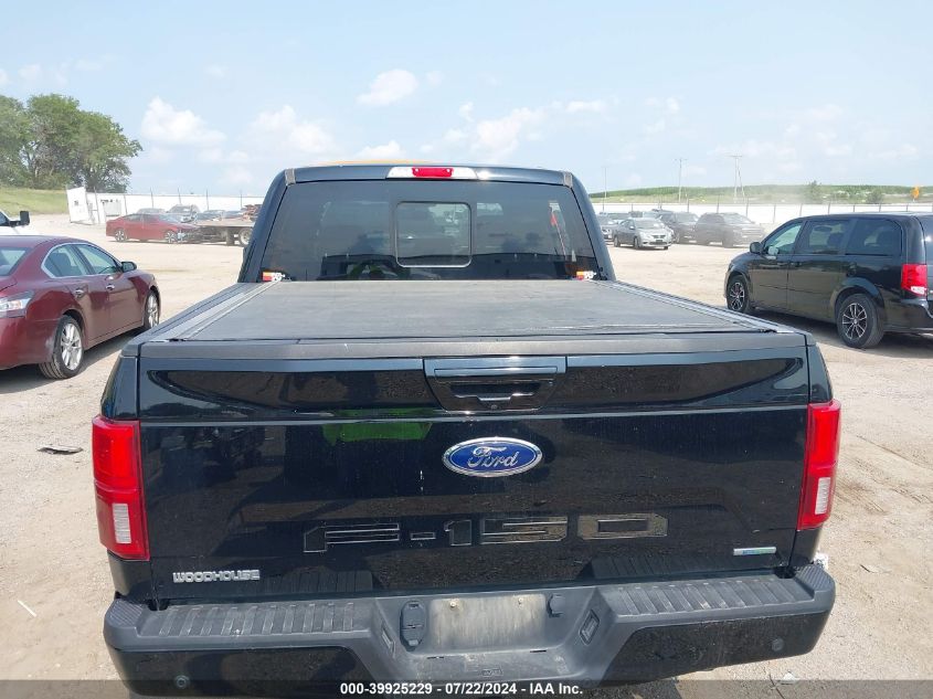 2018 Ford F-150 Lariat VIN: 1FTEW1EG0JKF56895 Lot: 39925229