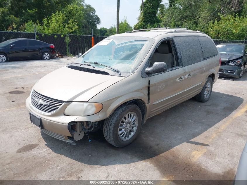 2002 Chrysler Town & Country Limited VIN: 2C8GP64L12R617240 Lot: 39925256