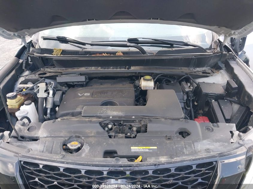 2020 Nissan Pathfinder Sl 4Wd VIN: 5N1DR2CM8LC586933 Lot: 39925294