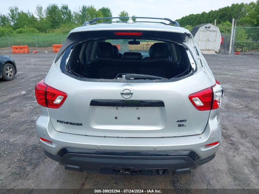 2020 Nissan Pathfinder Sl 4Wd VIN: 5N1DR2CM8LC586933 Lot: 39925294