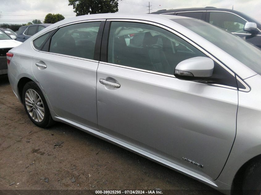 2013 Toyota Avalon Hybrid Xle Premium VIN: 4T1BD1EBXDU005763 Lot: 39925295