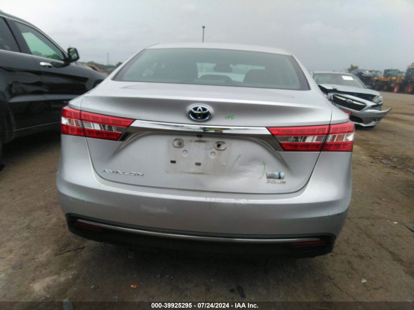 2013 Toyota Avalon Hybrid Xle Premium VIN: 4T1BD1EBXDU005763 Lot: 39925295