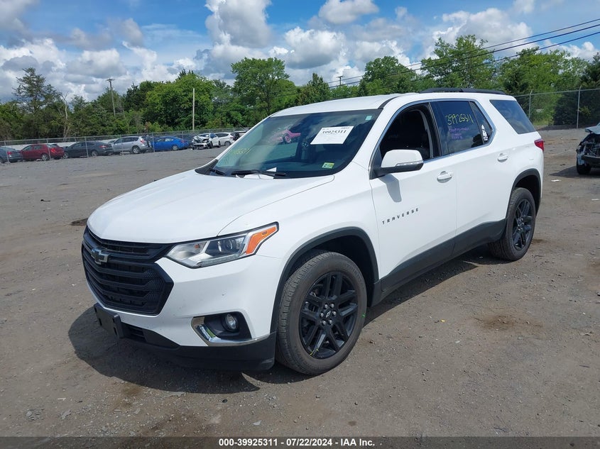 VIN 1GNEVGKW7MJ206246 2021 CHEVROLET TRAVERSE AWD LT CLOTH
