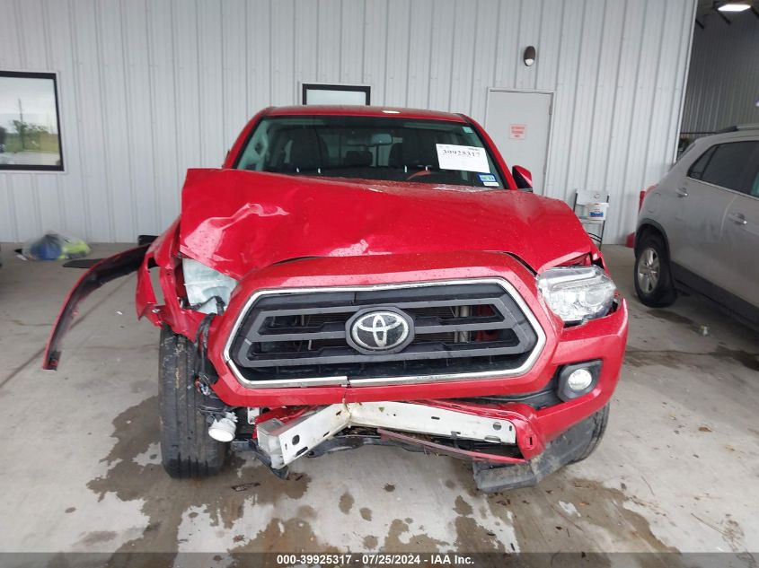 2022 Toyota Tacoma Sr5 V6 VIN: 3TMAZ5CN4NM192218 Lot: 39925317