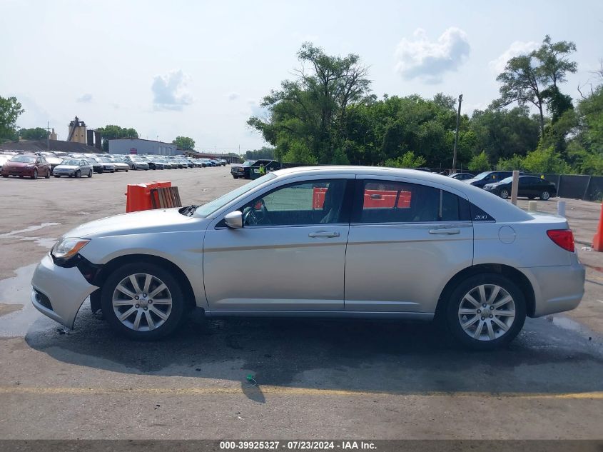 2012 Chrysler 200 Touring VIN: 1C3CCBBG9CN298537 Lot: 39925327