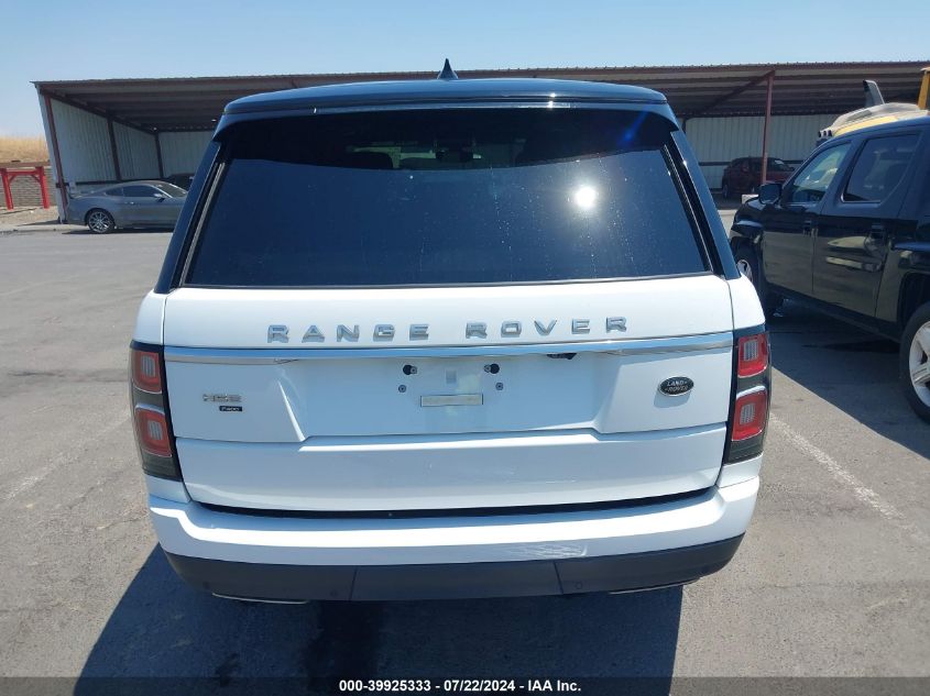 2020 Land Rover Range Rover Hse VIN: SALGS2RU8LA592670 Lot: 39925333