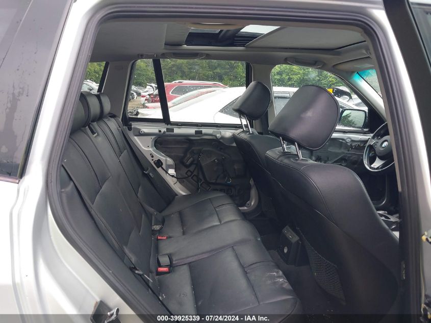 2007 BMW X3 3.0Si VIN: WBXPC93477WF08312 Lot: 39925339