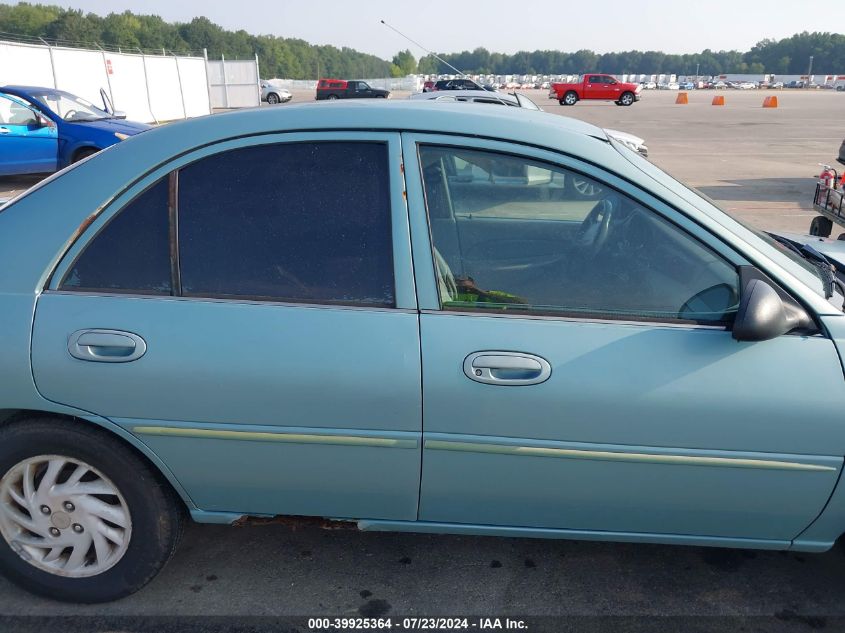 1998 Ford Escort Se VIN: 1FAFP13P1WW174059 Lot: 39925364