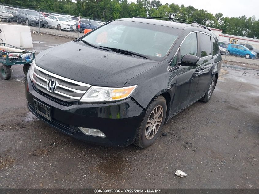 2012 Honda Odyssey Ex-L VIN: 5FNRL5H63CB025422 Lot: 39925386