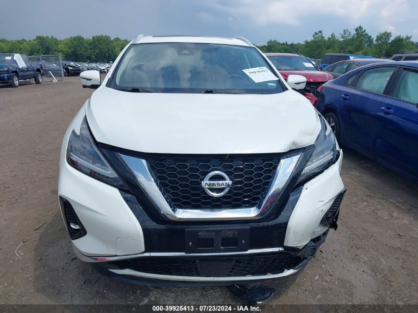 2020 Nissan Murano Sl Intelligent Awd VIN: 5N1AZ2CS6LN158753 Lot: 39925413
