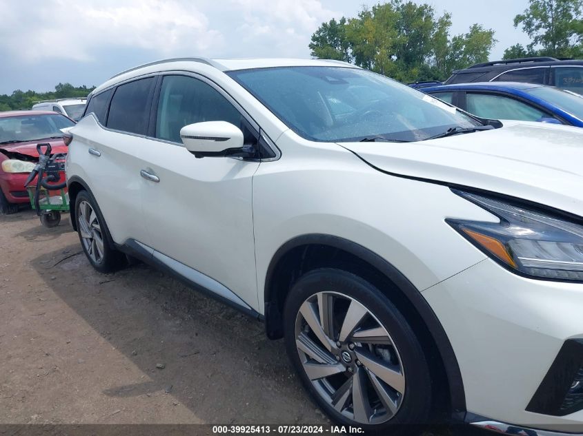 2020 Nissan Murano Sl Intelligent Awd VIN: 5N1AZ2CS6LN158753 Lot: 39925413