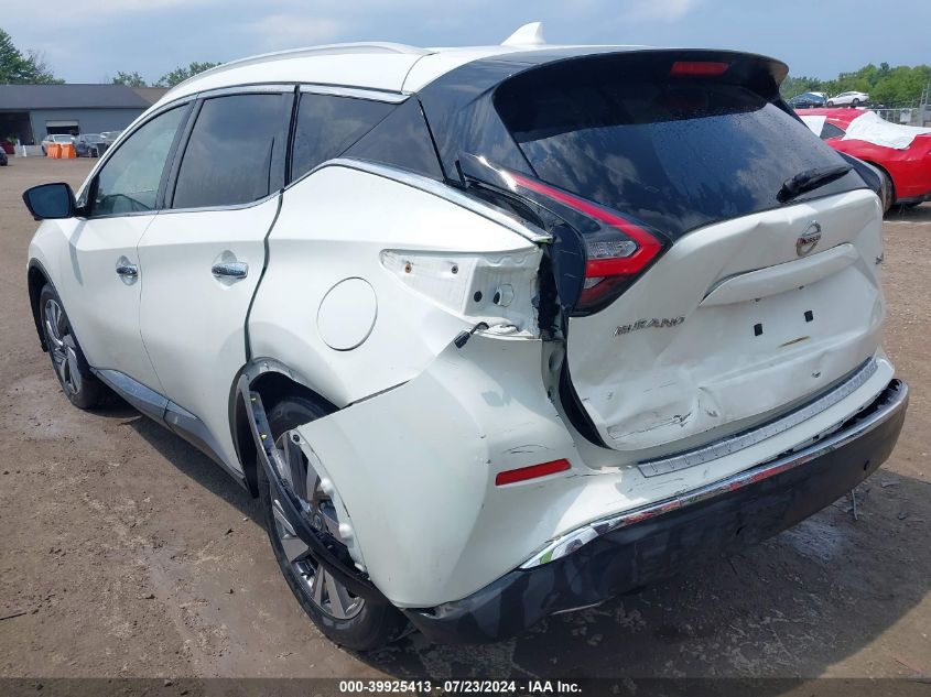 2020 Nissan Murano Sl Intelligent Awd VIN: 5N1AZ2CS6LN158753 Lot: 39925413