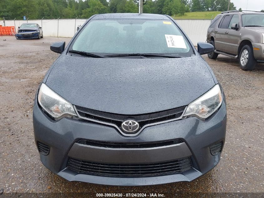 2016 Toyota Corolla Le VIN: 2T1BURHE6GC530510 Lot: 39925430