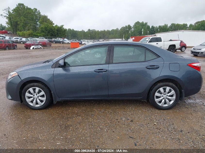 2016 Toyota Corolla Le VIN: 2T1BURHE6GC530510 Lot: 39925430