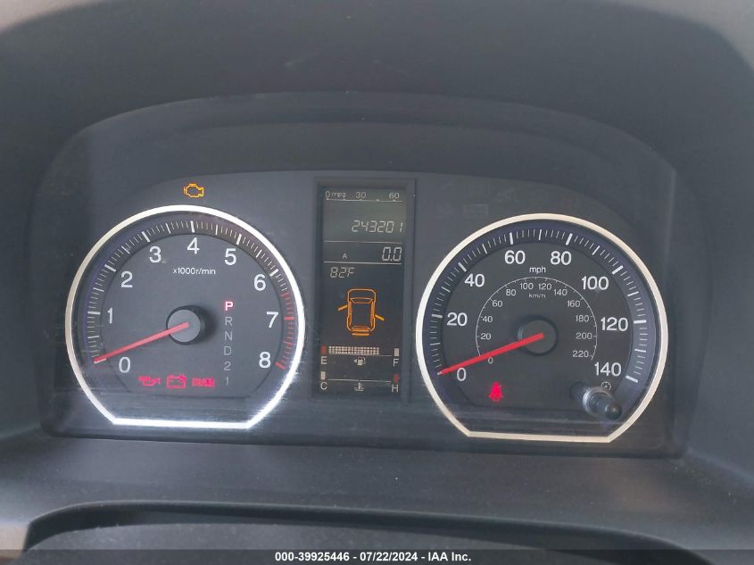 2009 Honda Cr-V Ex VIN: 5J6RE38529L024333 Lot: 39925446