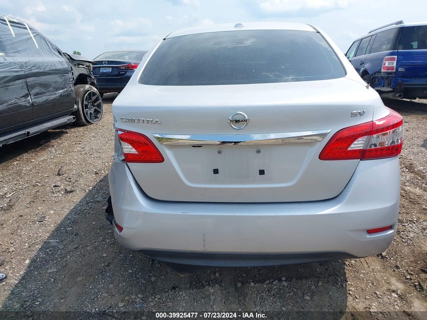 2015 Nissan Sentra Fe+ S/S/Sl/Sr/Sv VIN: 3N1AB7AP7FL647593 Lot: 39925477