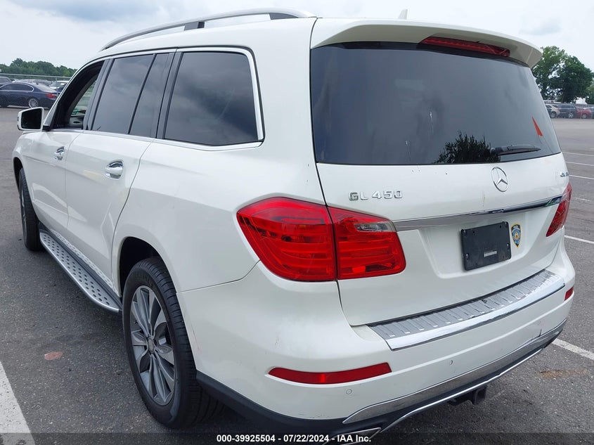 2016 Mercedes-Benz Gl 450 4Matic VIN: 4JGDF6EE8GA694623 Lot: 39925504