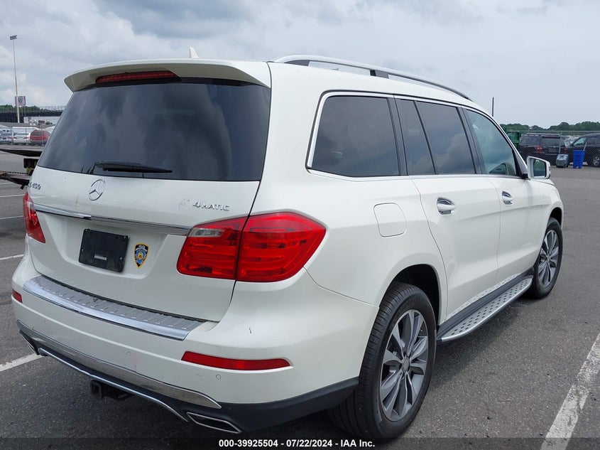 2016 Mercedes-Benz Gl 450 4Matic VIN: 4JGDF6EE8GA694623 Lot: 39925504