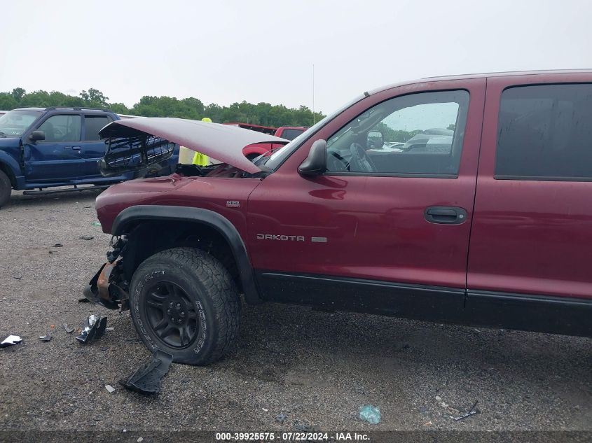 2002 Dodge Dakota Slt VIN: 1B7HG48N42S670986 Lot: 39925575