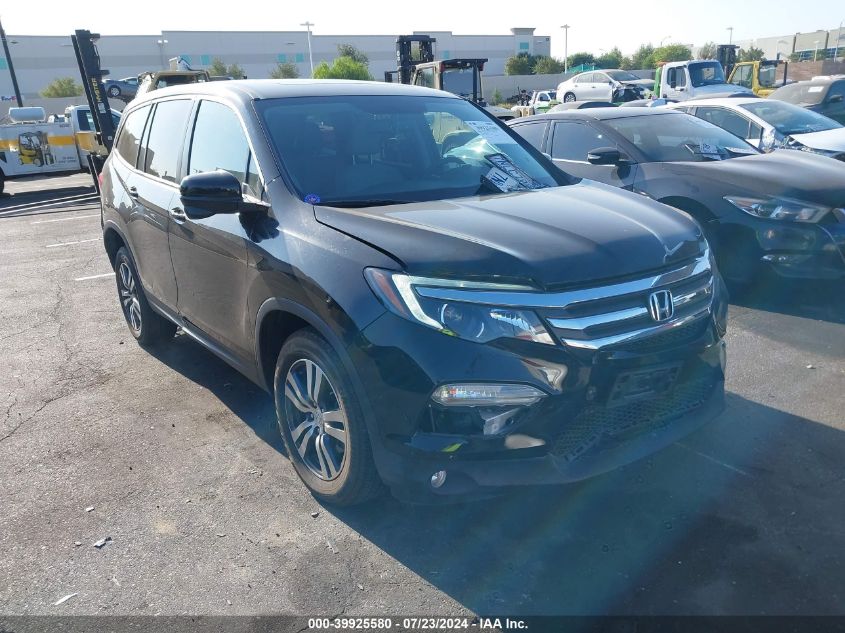 2016 Honda Pilot Exln VIN: 5FNYF5H70GB011981 Lot: 39925580