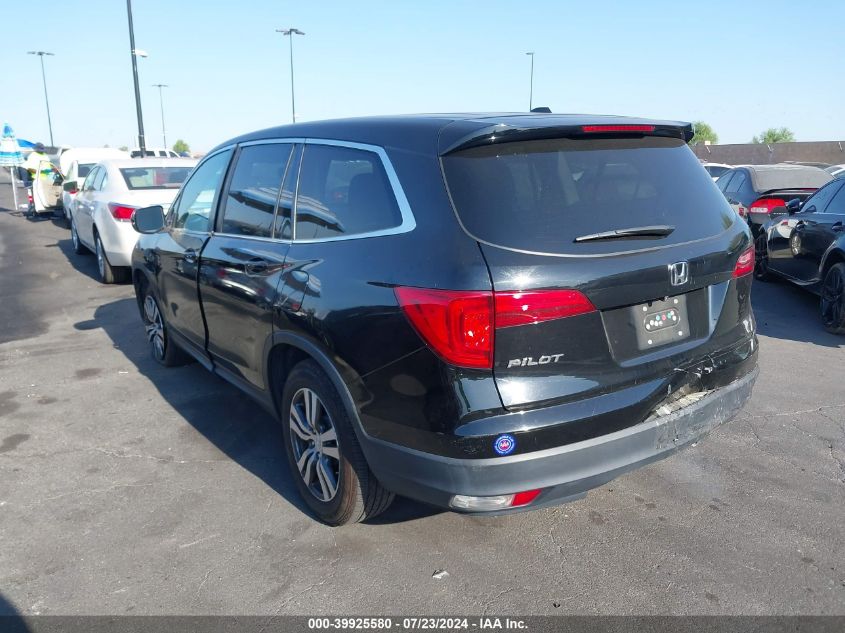 2016 Honda Pilot Exln VIN: 5FNYF5H70GB011981 Lot: 39925580