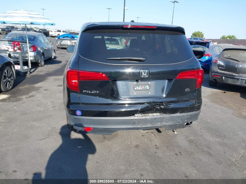 2016 Honda Pilot Exln VIN: 5FNYF5H70GB011981 Lot: 39925580