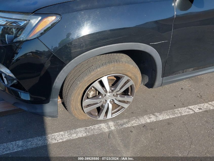 2016 Honda Pilot Exln VIN: 5FNYF5H70GB011981 Lot: 39925580