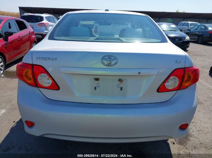2009 Toyota Corolla Le VIN: JTDBL40E899043934 Lot: 39925614