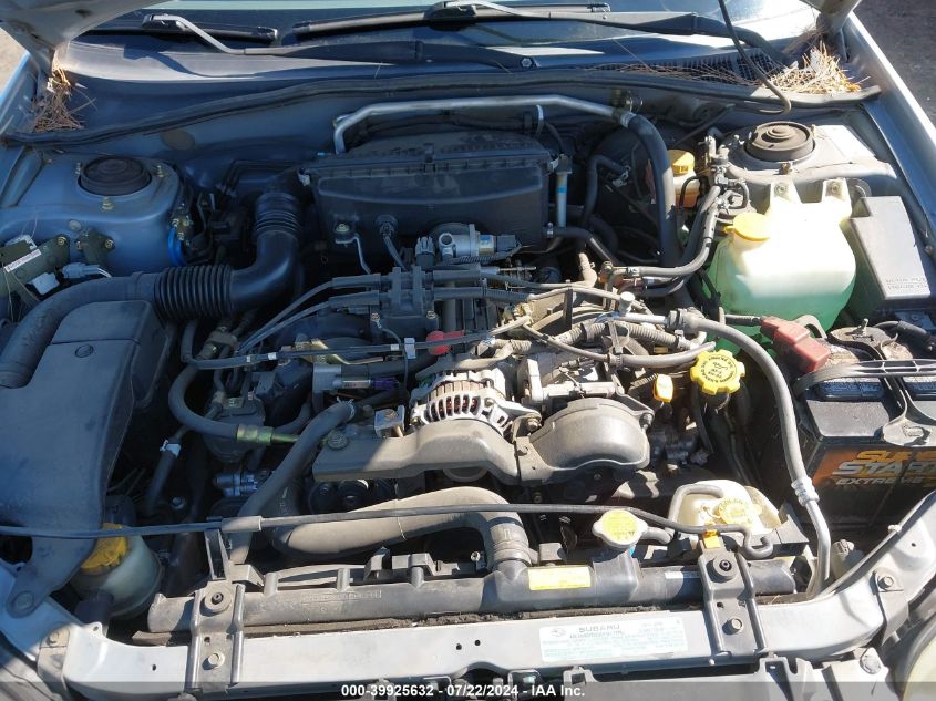 2004 Subaru Impreza 2.5Ts VIN: JF1GG65504H804118 Lot: 39925632