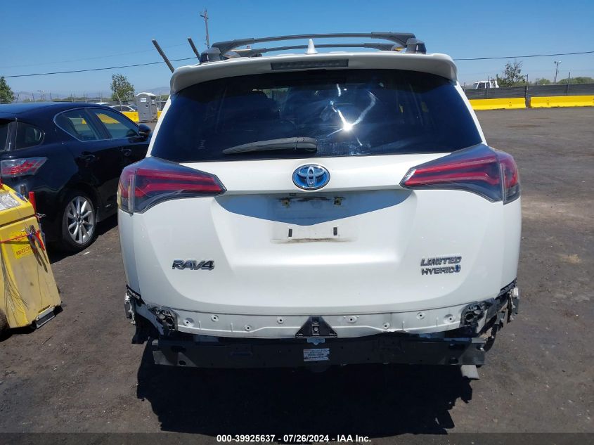 2017 Toyota Rav4 Hybrid Limited VIN: JTMDJREV1HD084678 Lot: 39925637