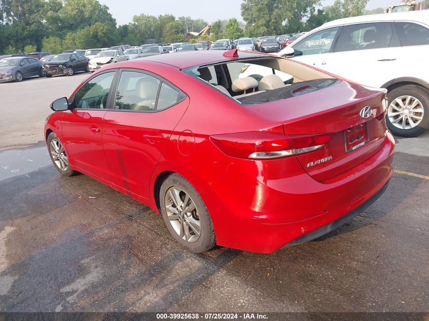 VIN 5NPD84LF2JH380769 2018 HYUNDAI ELANTRA SEL