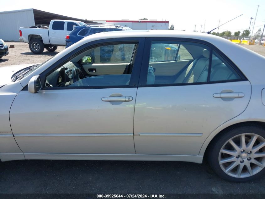 2004 Lexus Is 300 VIN: JTHBD192740091120 Lot: 39925644