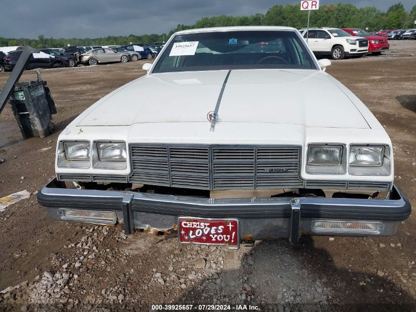 1983 Buick Lesabre Limited VIN: 1G4AP37Y5DH455474 Lot: 39925657