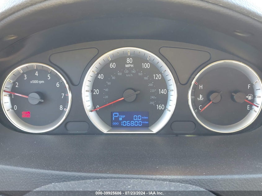 2010 Hyundai Sonata Gls VIN: 5NPET4AC7AH592417 Lot: 39925686