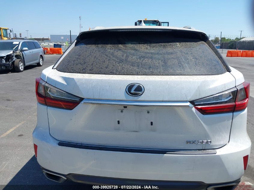 2016 Lexus Rx 350 VIN: 2T2BZMCA6GC024017 Lot: 39925728