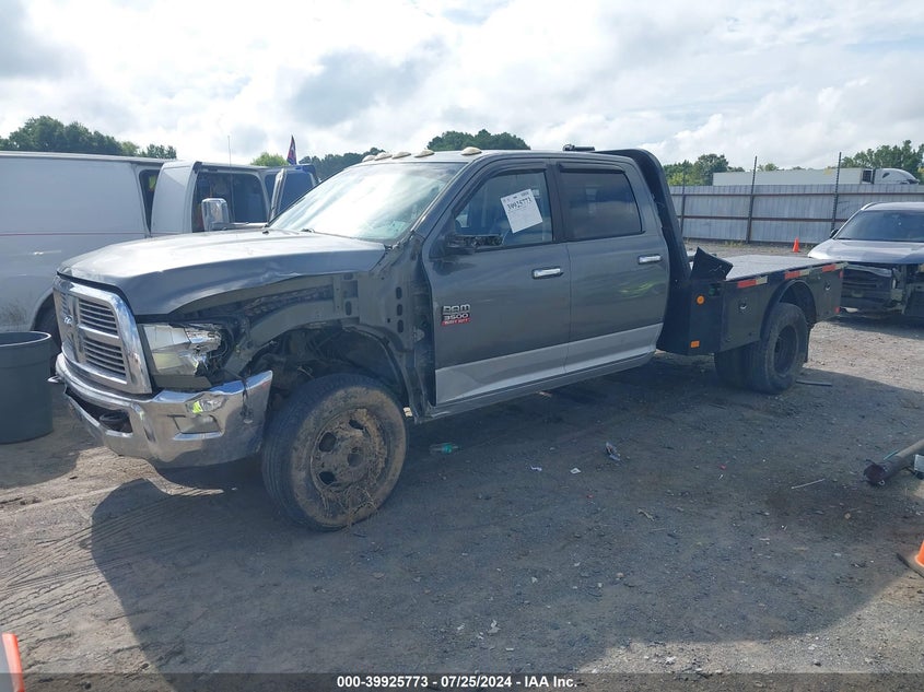 2012 Ram 3500 Laramie grey truck diesel 3C63DRJL5CG314331 photo #3