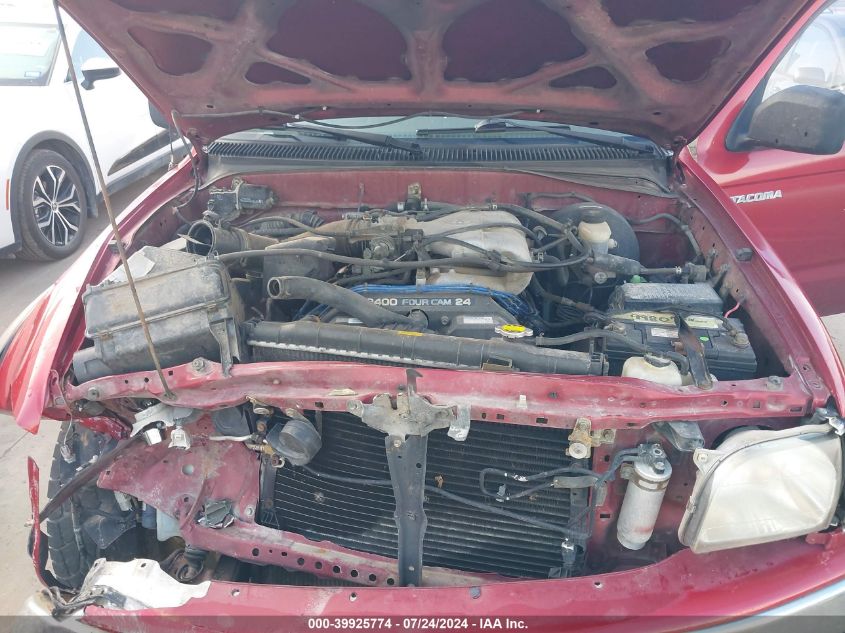 2002 Toyota Tacoma Prerunner V6 VIN: 5TEGN92N82Z107586 Lot: 39925774