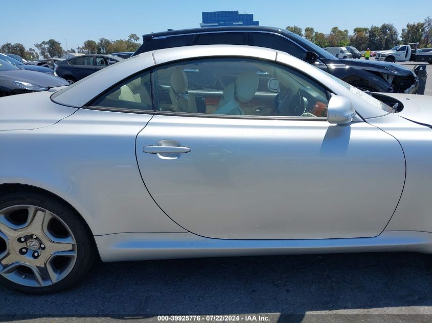 2007 Lexus Sc 430 VIN: JTHFN45YX79013196 Lot: 39925776