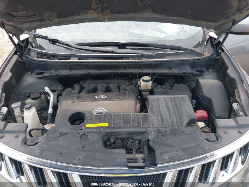 2009 Nissan Murano S/Sl/Le VIN: JN8AZ18WX9W211990 Lot: 39925836