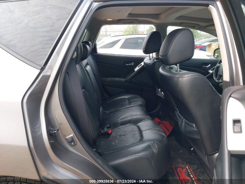 2009 Nissan Murano S/Sl/Le VIN: JN8AZ18WX9W211990 Lot: 39925836