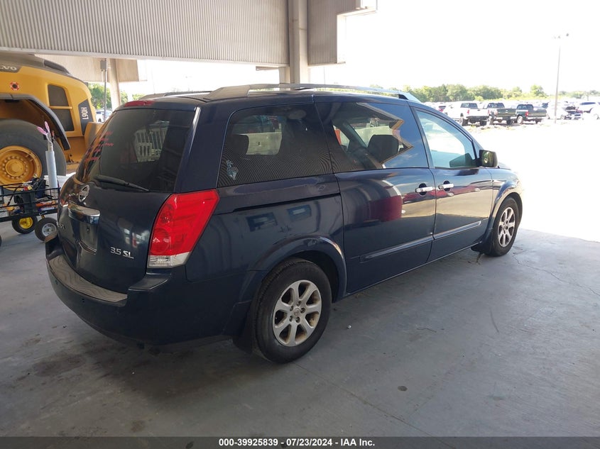 2008 Nissan Quest S/Se/Sl VIN: 5N1BV28U58N116897 Lot: 39925839