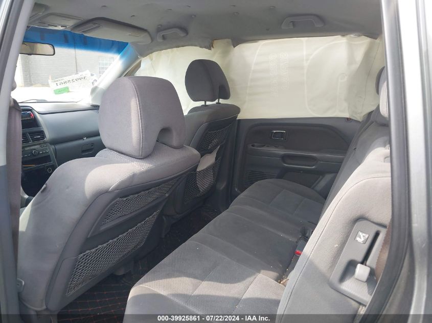 2007 Honda Pilot Ex VIN: 2HKYF18407H505239 Lot: 39925861