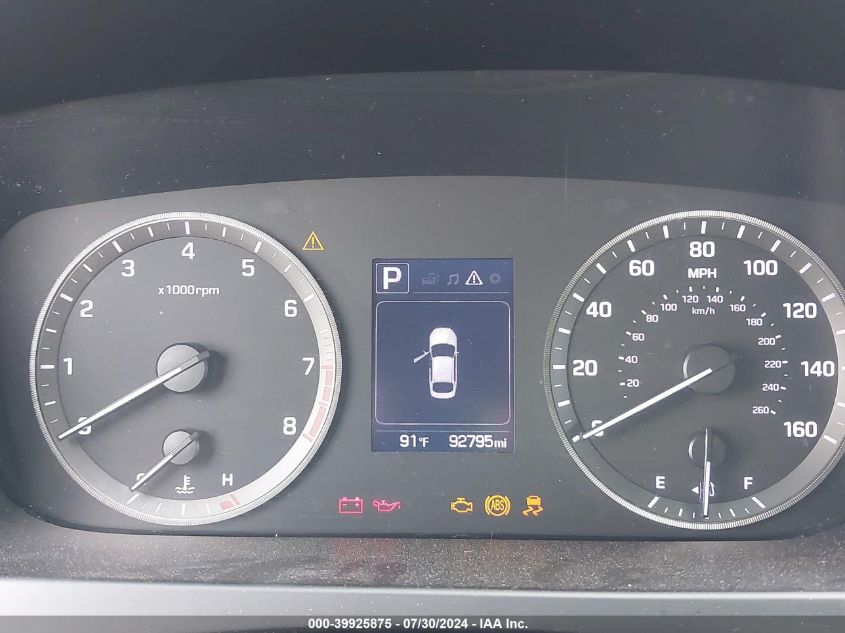 2016 Hyundai Sonata Se VIN: 5NPE24AF4GH378877 Lot: 39925875