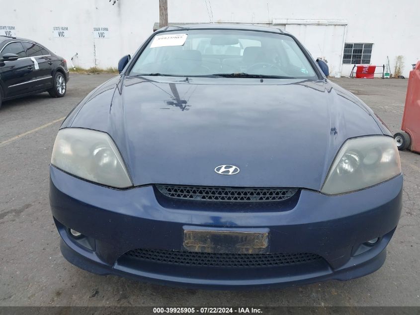 2006 Hyundai Tiburon Gt/Gt Limited/Se VIN: KMHHN65FX6U188124 Lot: 39925905