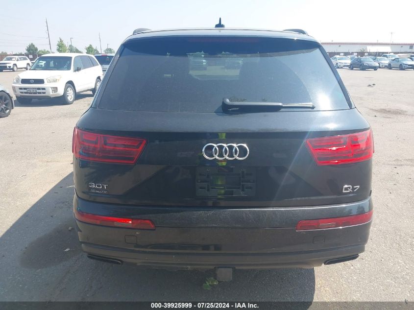 2017 Audi Q7 3.0T Premium VIN: WA1VABF75HD045209 Lot: 39925999