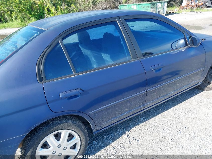 2005 Honda Civic Lx VIN: 2HGES16555H521731 Lot: 39926005